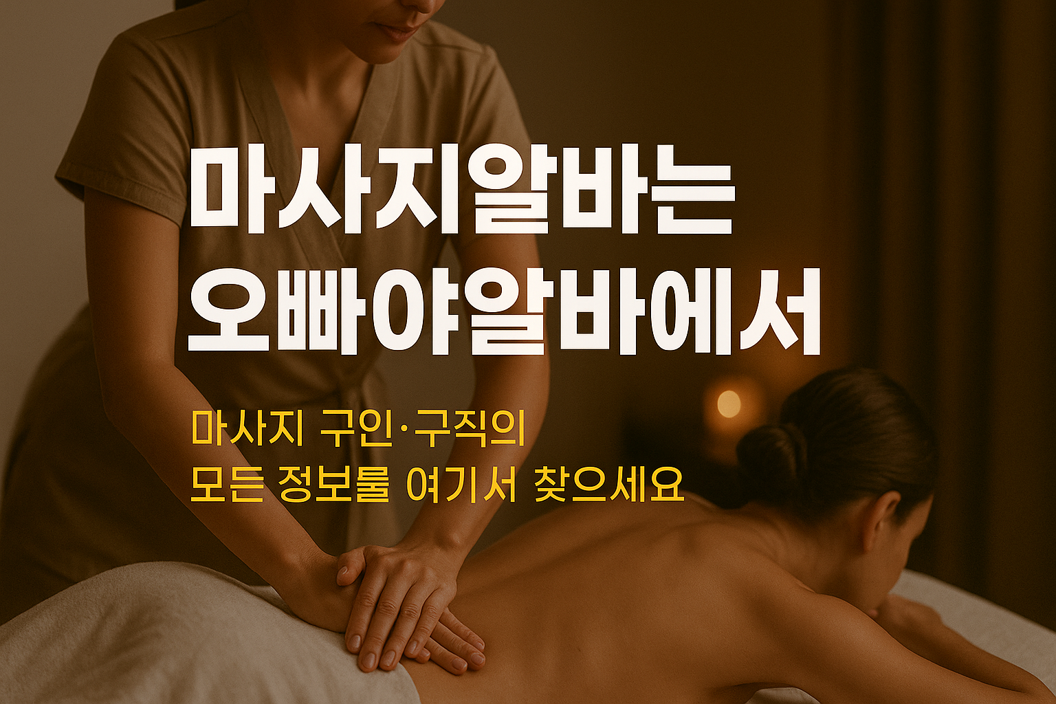 마사지알바 마사지구인구직은 오빠야알바